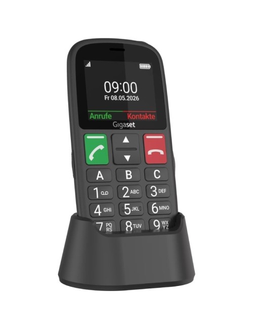 Teléfono Móvil Gigaset GL30 para Personas Mayores/ 4G/ Negro