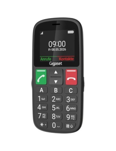 Teléfono Móvil Gigaset GL30 para Personas Mayores/ 4G/ Negro