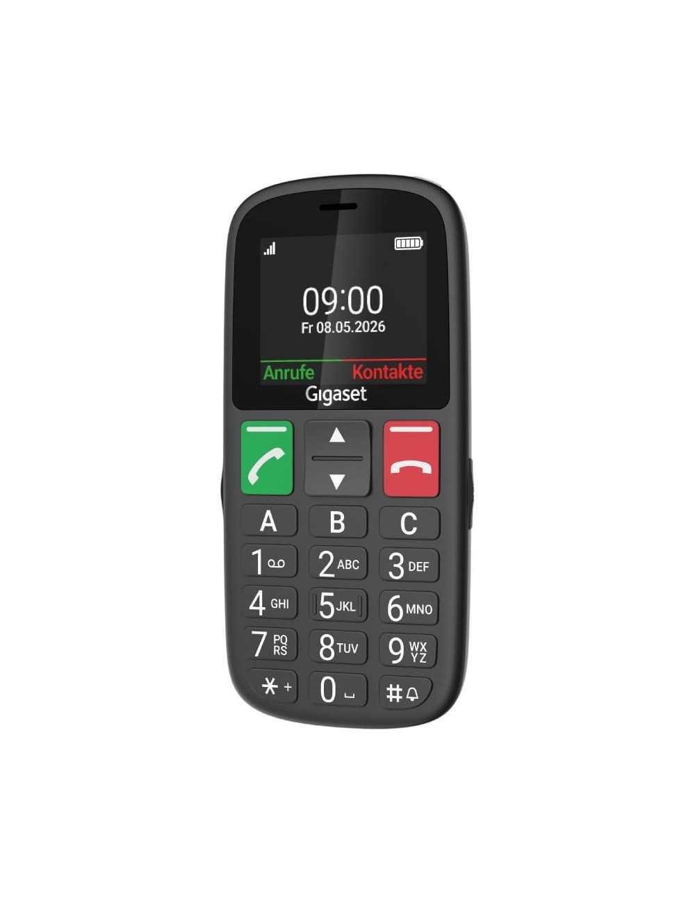 Teléfono Móvil Gigaset GL30 para Personas Mayores/ 4G/ Negro