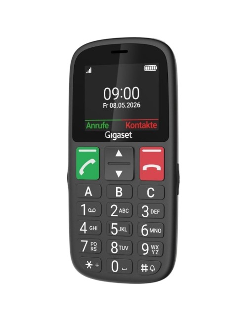 Teléfono Móvil Gigaset GL30 para Personas Mayores/ 4G/ Negro