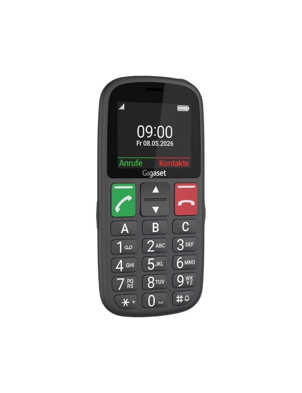 Teléfono Móvil Gigaset GL30 para Personas Mayores/ 4G/ Negro
