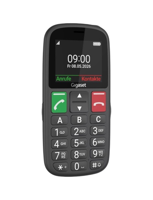 Teléfono Móvil Gigaset GL30 para Personas Mayores/ 4G/ Negro