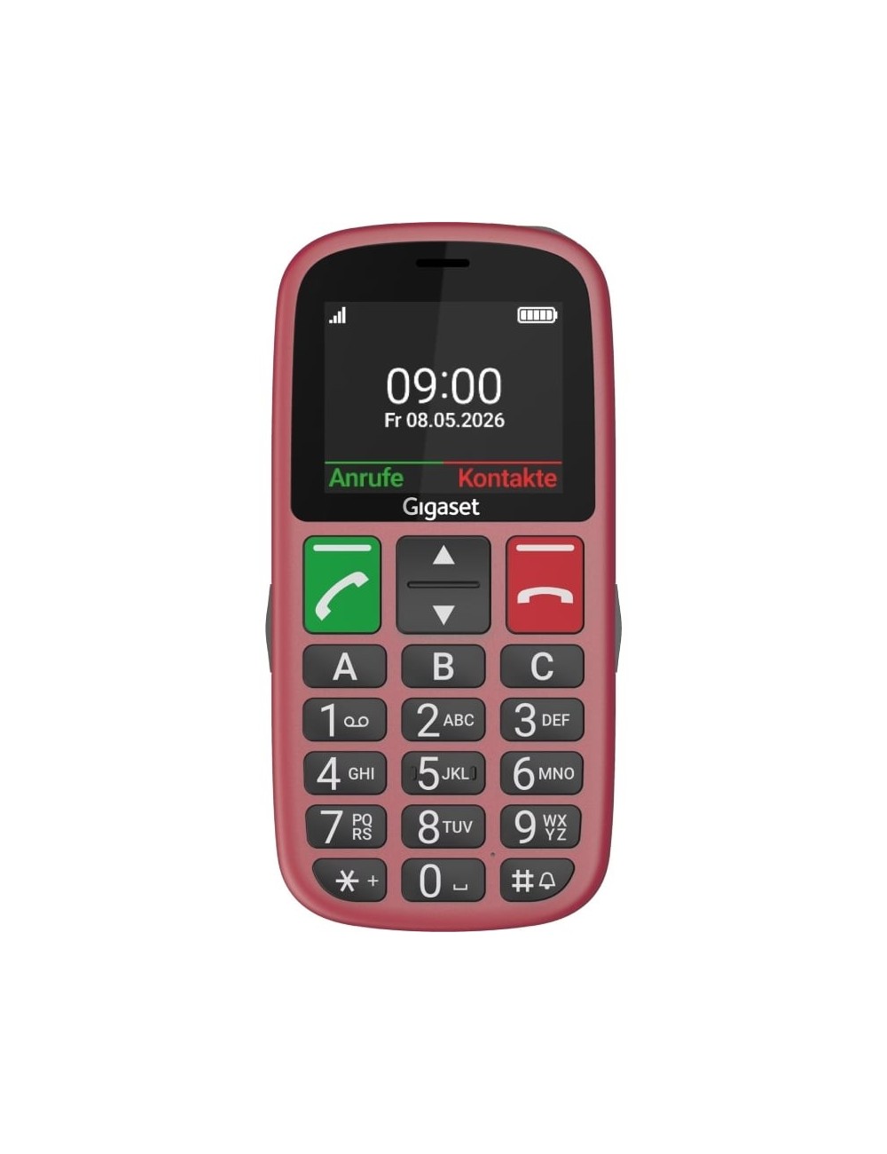 Teléfono Móvil Gigaset GL30 para Personas Mayores/ 4G/ Rojo
