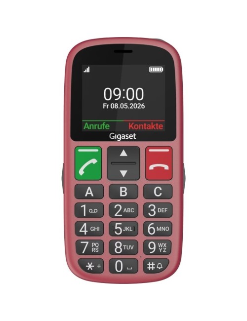 Teléfono Móvil Gigaset GL30 para Personas Mayores/ 4G/ Rojo