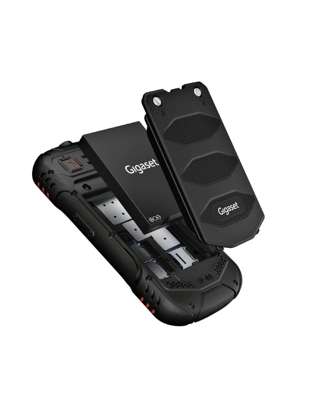 Teléfono Móvil Rugerizado Gigaset GLX8 Plus/ 4G/ Negro