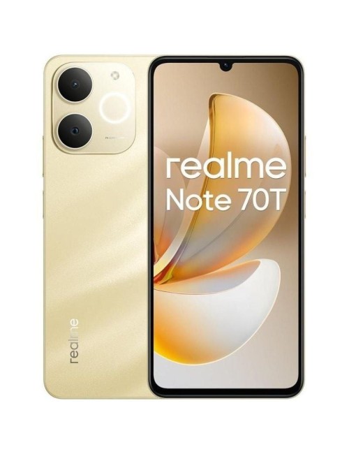 Smartphone Realme Note 70T 4GB/ 256GB/ 6.74'/ Dorado Playa