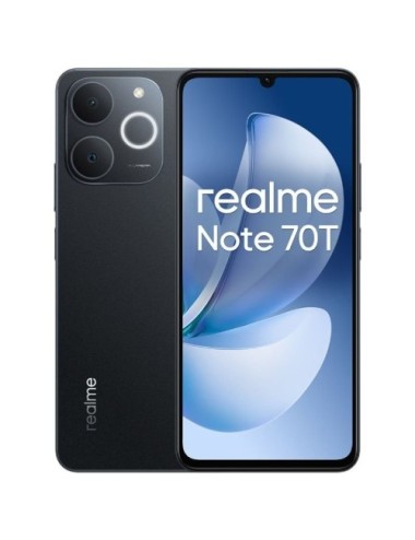 Smartphone Realme Note 70T 4GB/ 64GB/ 6.74'/ Negro Obsidiana