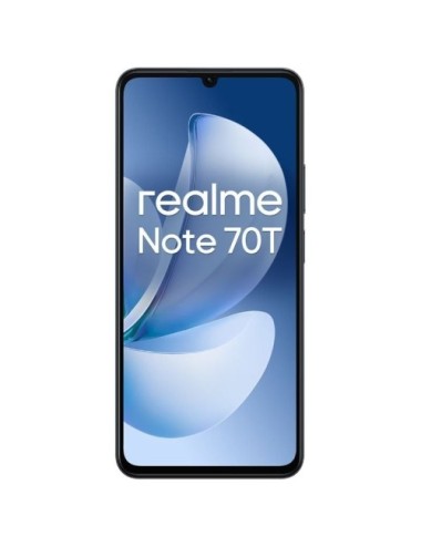 Smartphone Realme Note 70T 4GB/ 64GB/ 6.74'/ Negro Obsidiana
