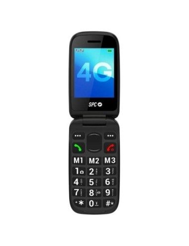 Teléfono Móvil SPC Harmony 2 4G para Personas Mayores/ Negro