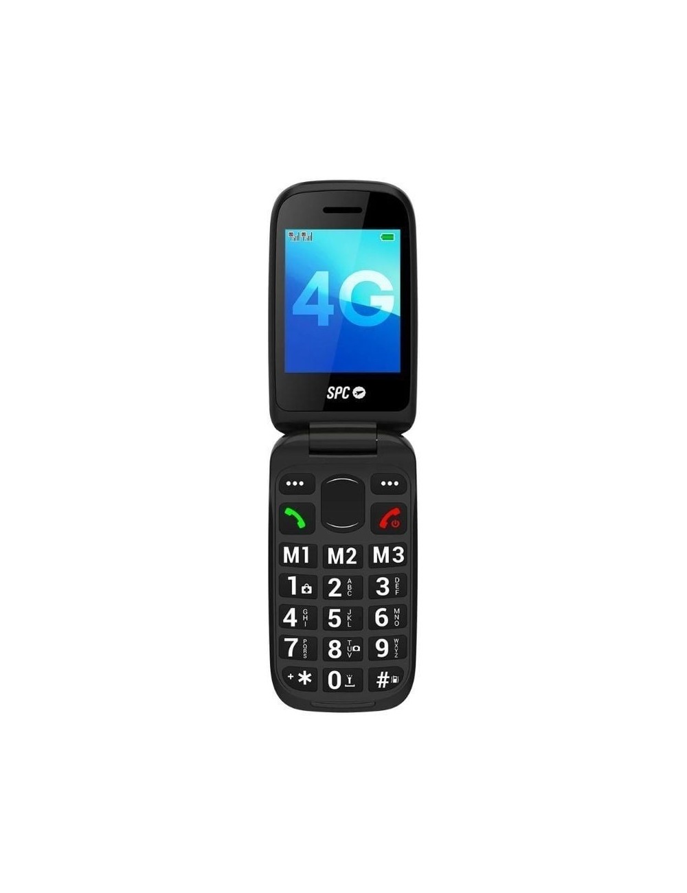 Teléfono Móvil SPC Harmony 2 4G para Personas Mayores/ Negro