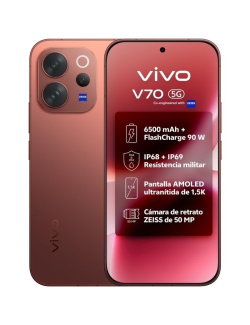 Smartphone Vivo V70 8GB/ 256GB/ 6.59'/ 5G/ Marrón