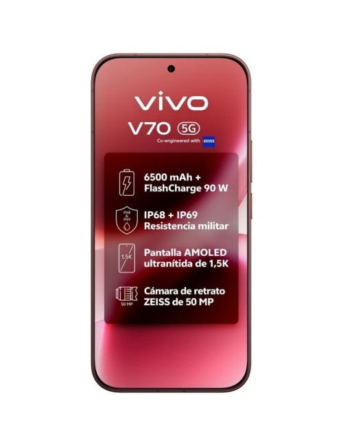 Smartphone Vivo V70 8GB/ 256GB/ 6.59'/ 5G/ Marrón