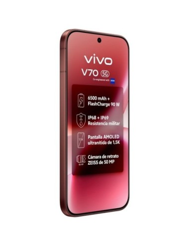 Smartphone Vivo V70 8GB/ 256GB/ 6.59'/ 5G/ Marrón