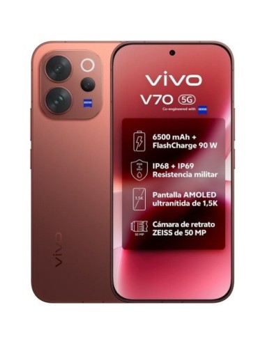 Smartphone Vivo V70 8GB/ 512GB/ 6.59'/ 5G/ Marrón