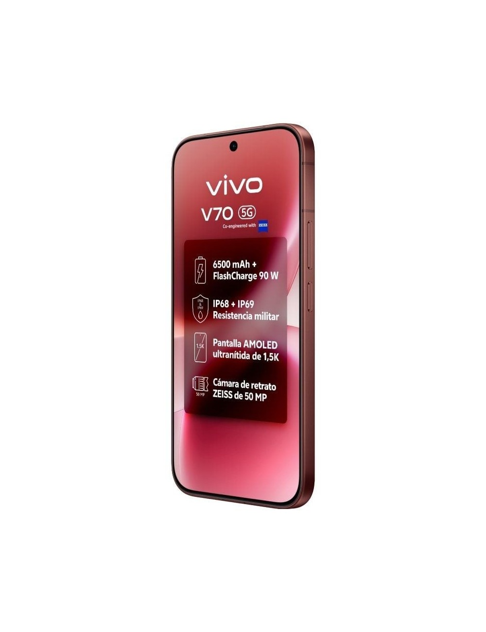 Smartphone Vivo V70 8GB/ 512GB/ 6.59'/ 5G/ Marrón