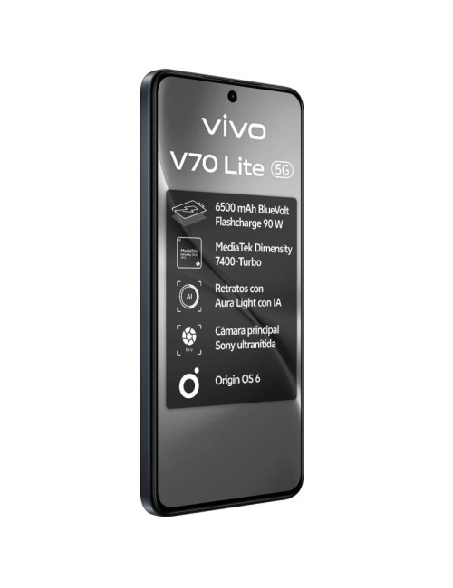 Smartphone Vivo V70 Lite 6GB/ 128GB/ 6.77'/ 5G/ Negro