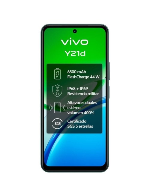 Smartphone Vivo Y21D 4GB/ 128GB/ 6.68'/ Verde