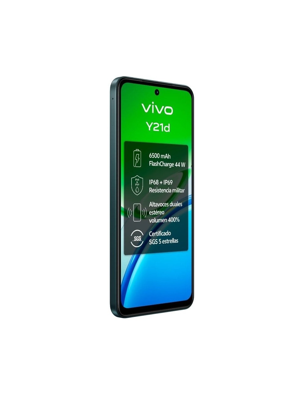 Smartphone Vivo Y21D 4GB/ 128GB/ 6.68'/ Verde