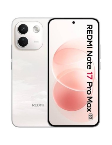 Smartphone Xiaomi Redmi Note 17 Pro Max 8GB/ 512GB/ 6.83'/ 5G/ Blanco y Rosa Algodón