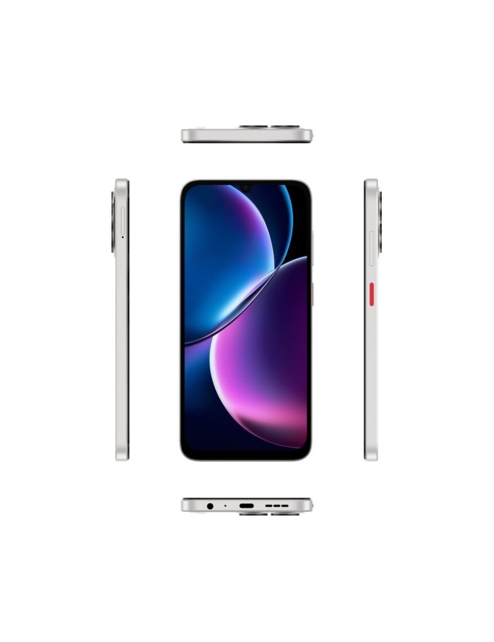 Smartphone ZTE A57 4GB/ 128GB/ 6.75'/ Plata