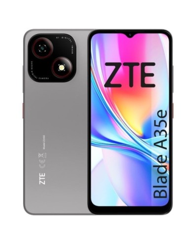 Smartphone ZTE Blade A35E 2GB/ 64GB/ 6.52'/ Gris Oscuro