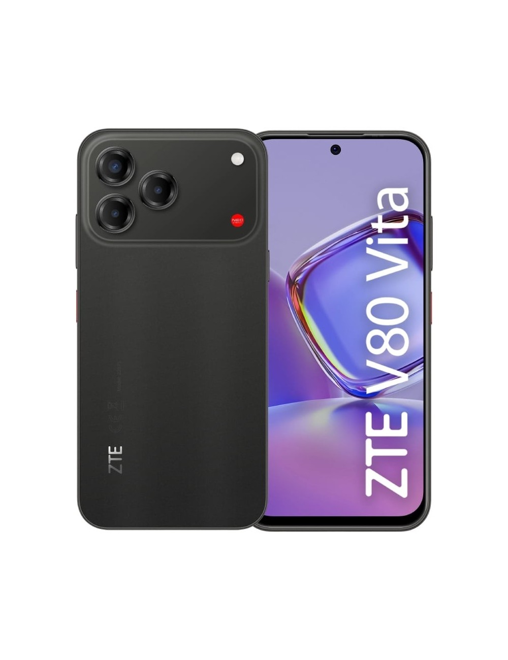 Smartphone ZTE Blade V80 Vita 4GB/ 256GB/ 6.75'/ Negro