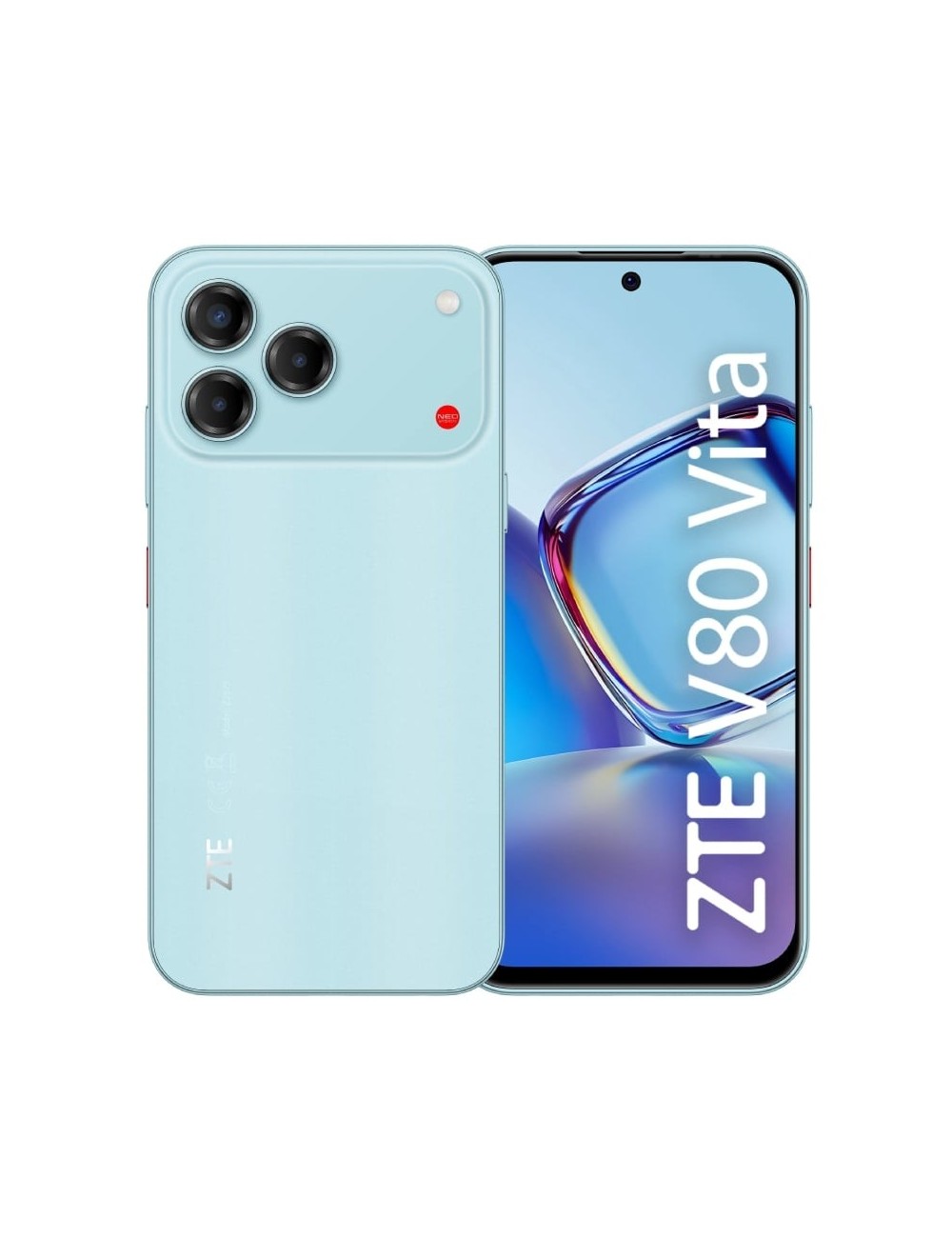 Smartphone ZTE Blade V80 Vita 4GB/ 256GB/ 6.75'/ Azul