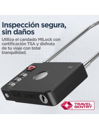 Candado Localizador Inteligente Muvit For Change MiLi MiLock Duo MCLOK0001/ Combinación de 3 Dígitos