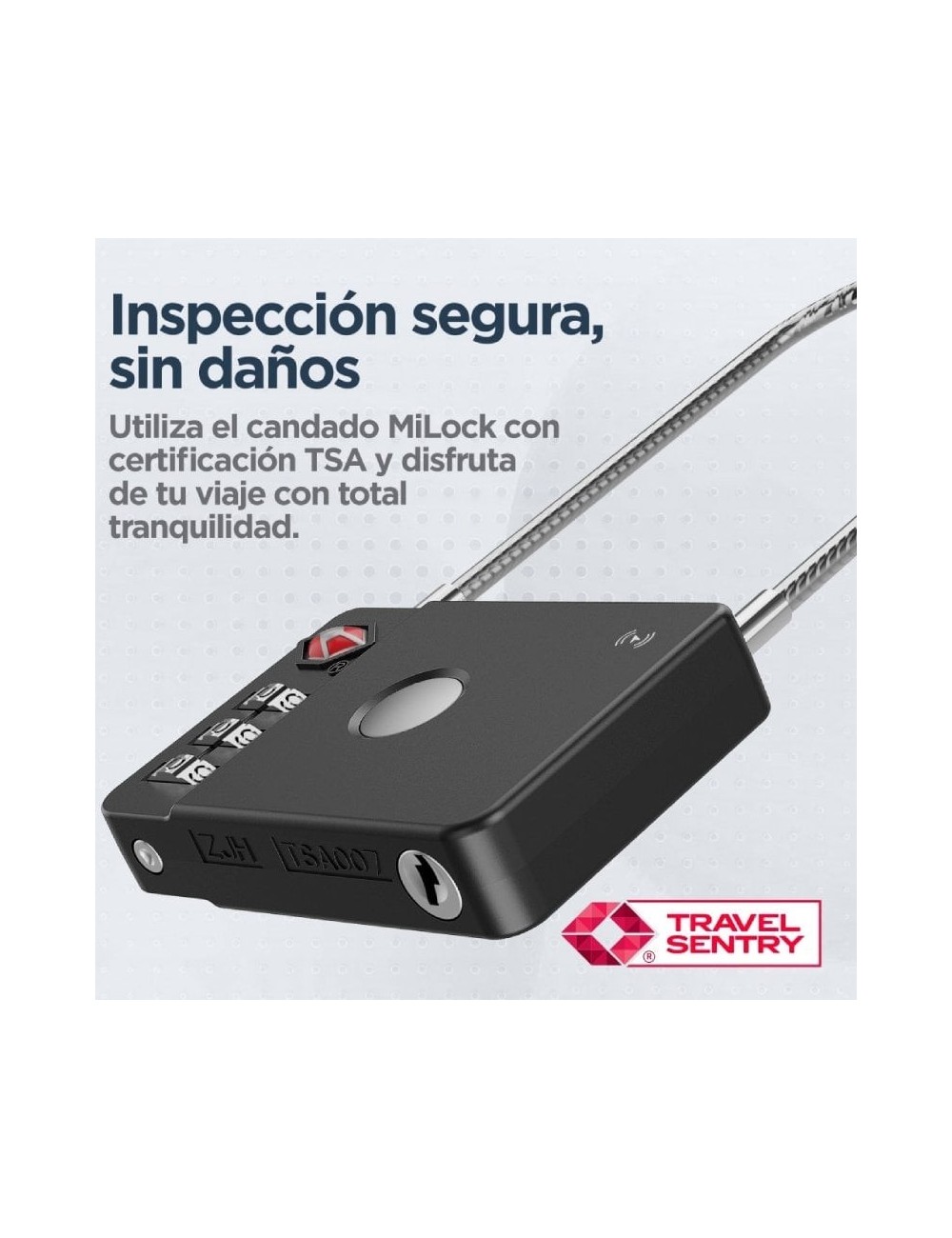 Candado Localizador Inteligente Muvit For Change MiLi MiLock Duo MCLOK0001/ Combinación de 3 Dígitos