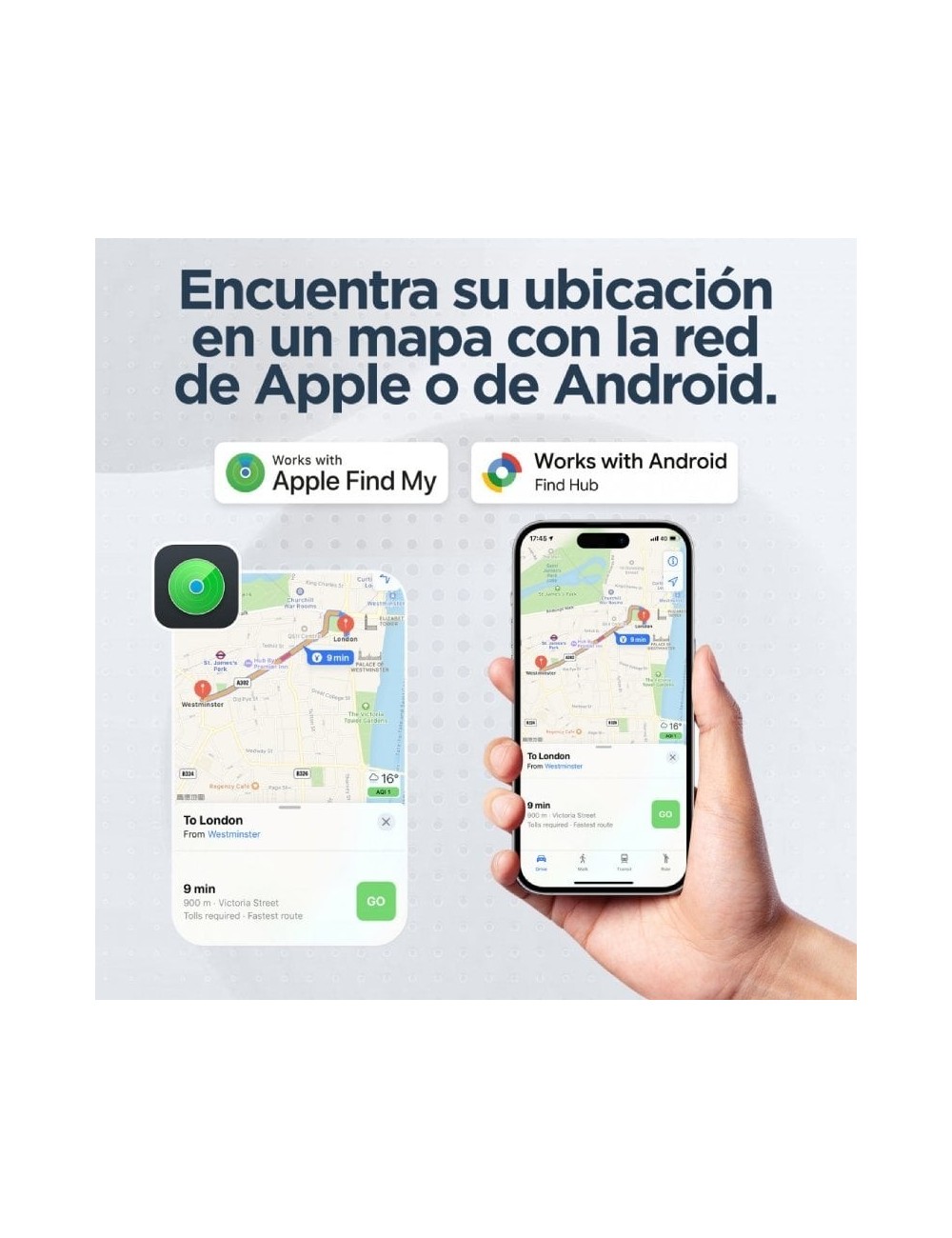 Candado Localizador Inteligente Muvit For Change MiLi MiLock Duo MCLOK0001/ Combinación de 3 Dígitos
