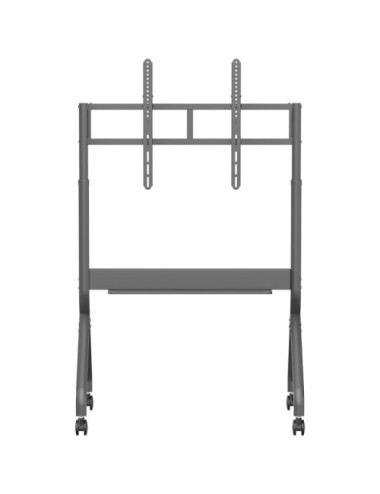Soporte de Suelo Inclinable/ Giratorio con Ruedas y Manivela Aisens FT90E-469 para TV 55-90'/ hasta 90kg