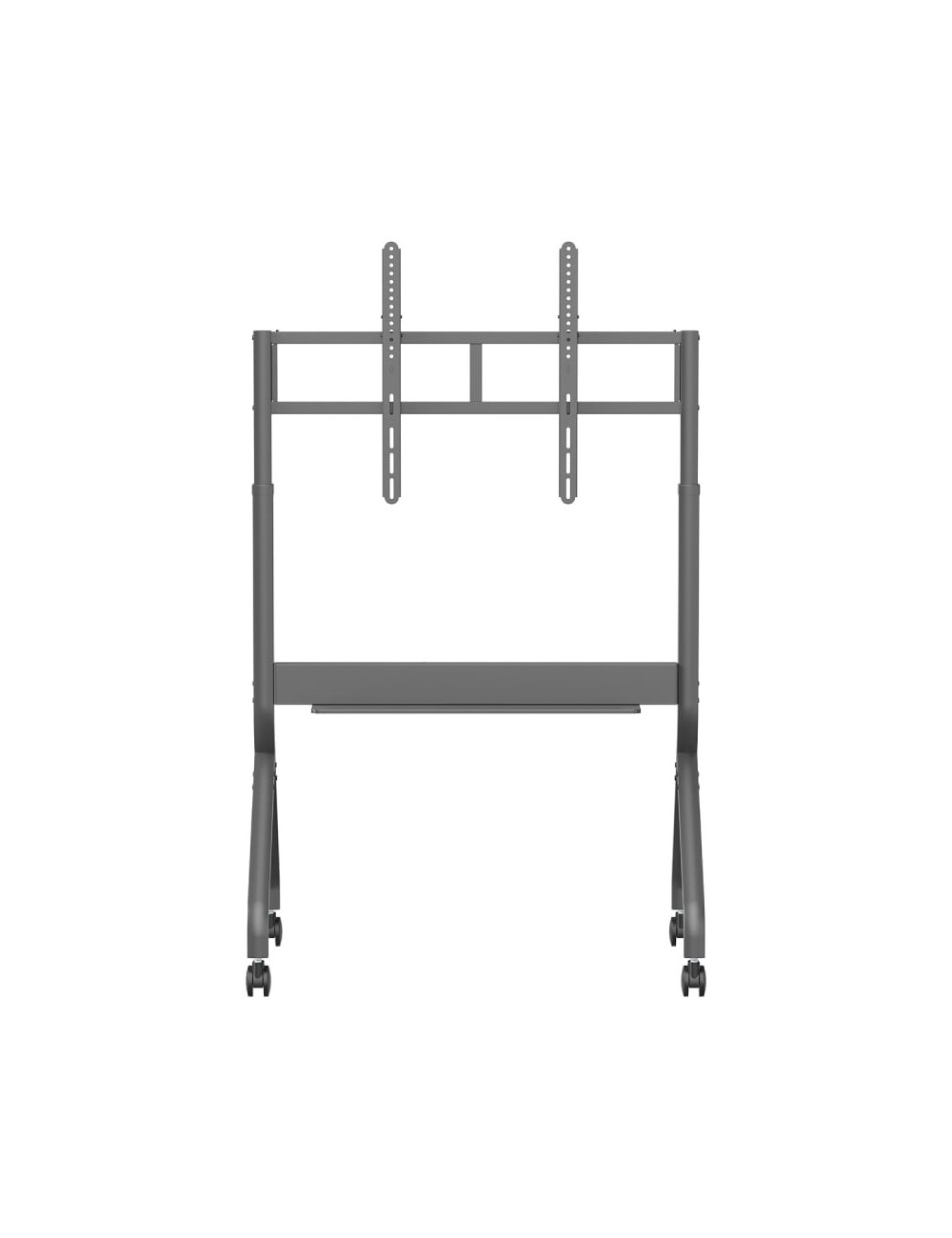 Soporte de Suelo Inclinable/ Giratorio con Ruedas y Manivela Aisens FT90E-469 para TV 55-90'/ hasta 90kg