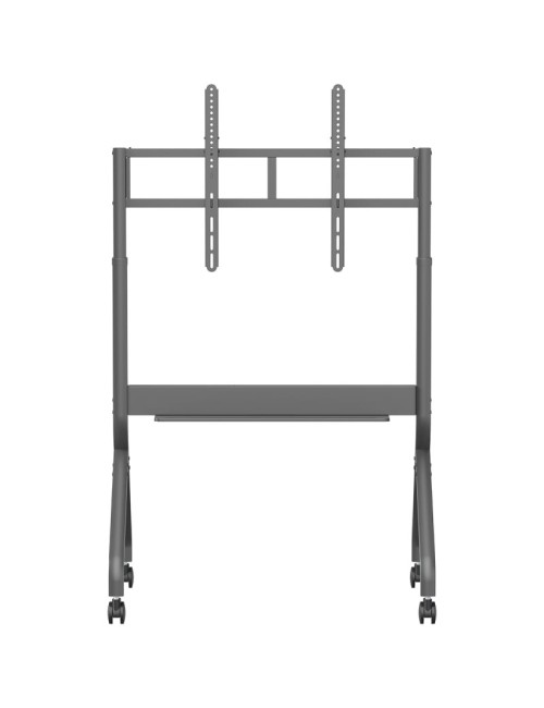 Soporte de Suelo Inclinable/ Giratorio con Ruedas y Manivela Aisens FT90E-469 para TV 55-90'/ hasta 90kg