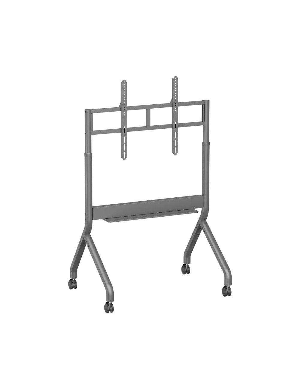 Soporte de Suelo Motorizado/ Inclinable/ Giratorio con Ruedas y Manivela Aisens FTF90E-467 para TV 55-90'/ hasta 90kg