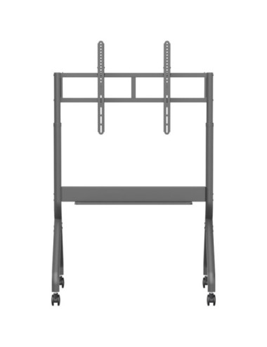 Soporte de Suelo Motorizado/ Inclinable/ Giratorio con Ruedas y Manivela Aisens FTF90E-467 para TV 55-90'/ hasta 90kg