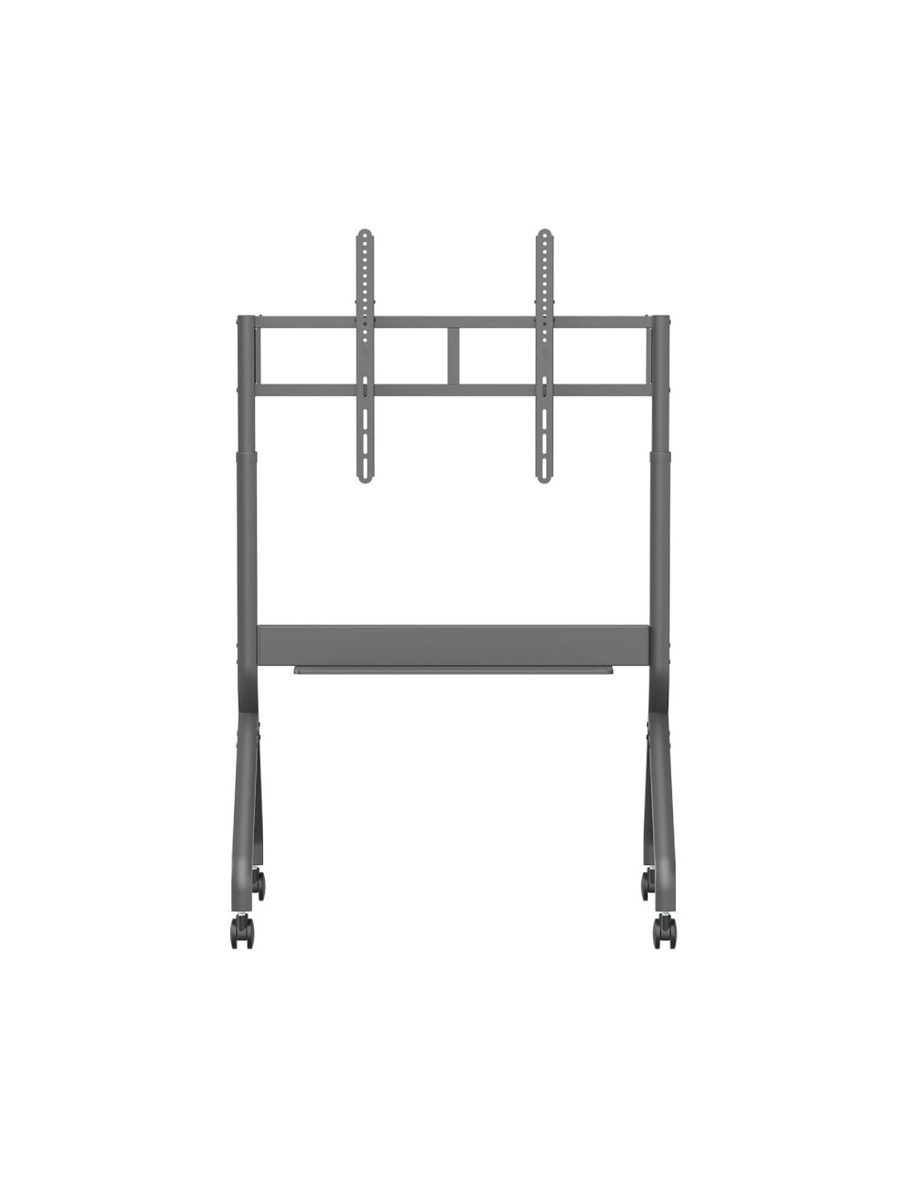 Soporte de Suelo Motorizado/ Inclinable/ Giratorio con Ruedas y Manivela Aisens FTF90E-467 para TV 55-90'/ hasta 90kg