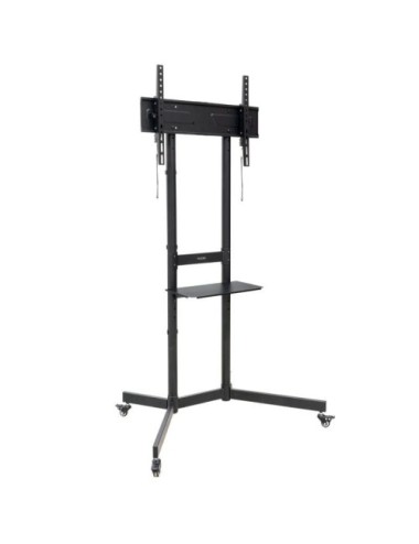 Soporte de Suelo Inclinable con Ruedas TooQ KEFRÉN FS1150M-B para TV de 37-70'/ hasta 70kg
