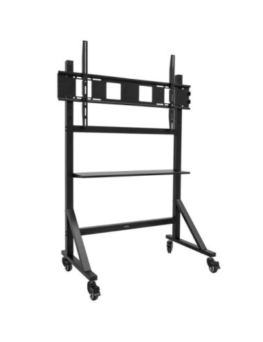 Soporte de Suelo Ajustable con Ruedas TooQ FS20105M-B para TV de 60-105'/ hasta 120kg