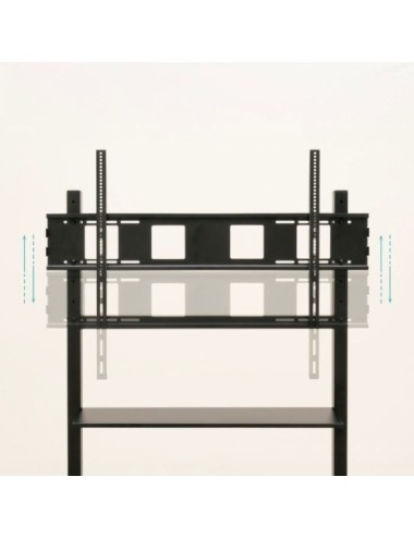 Soporte de Suelo Ajustable con Ruedas TooQ FS20105M-B para TV de 60-105'/ hasta 120kg