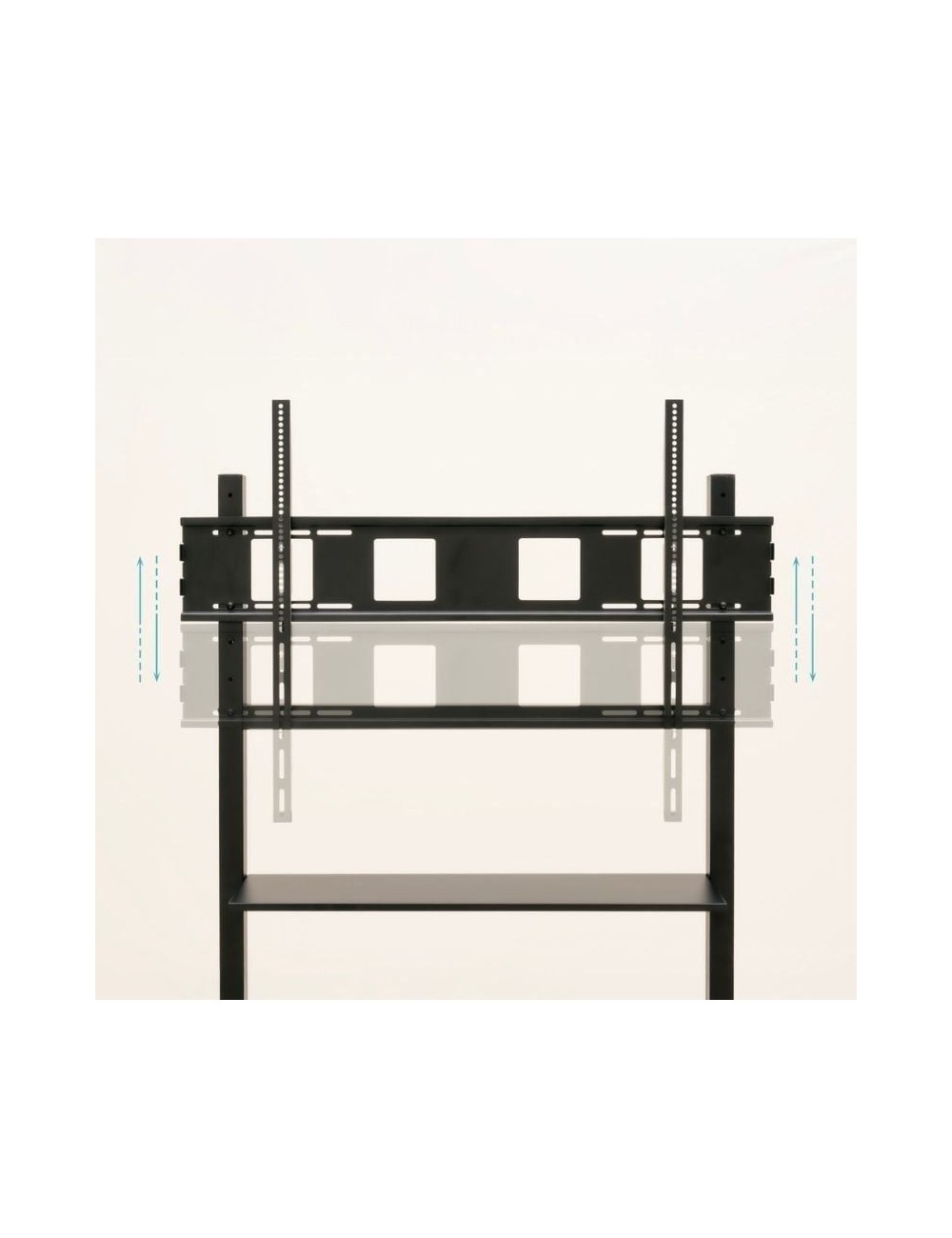 Soporte de Suelo Ajustable con Ruedas TooQ FS20105M-B para TV de 60-105'/ hasta 120kg
