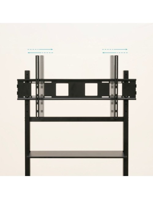 Soporte de Suelo Ajustable con Ruedas TooQ FS20105M-B para TV de 60-105'/ hasta 120kg