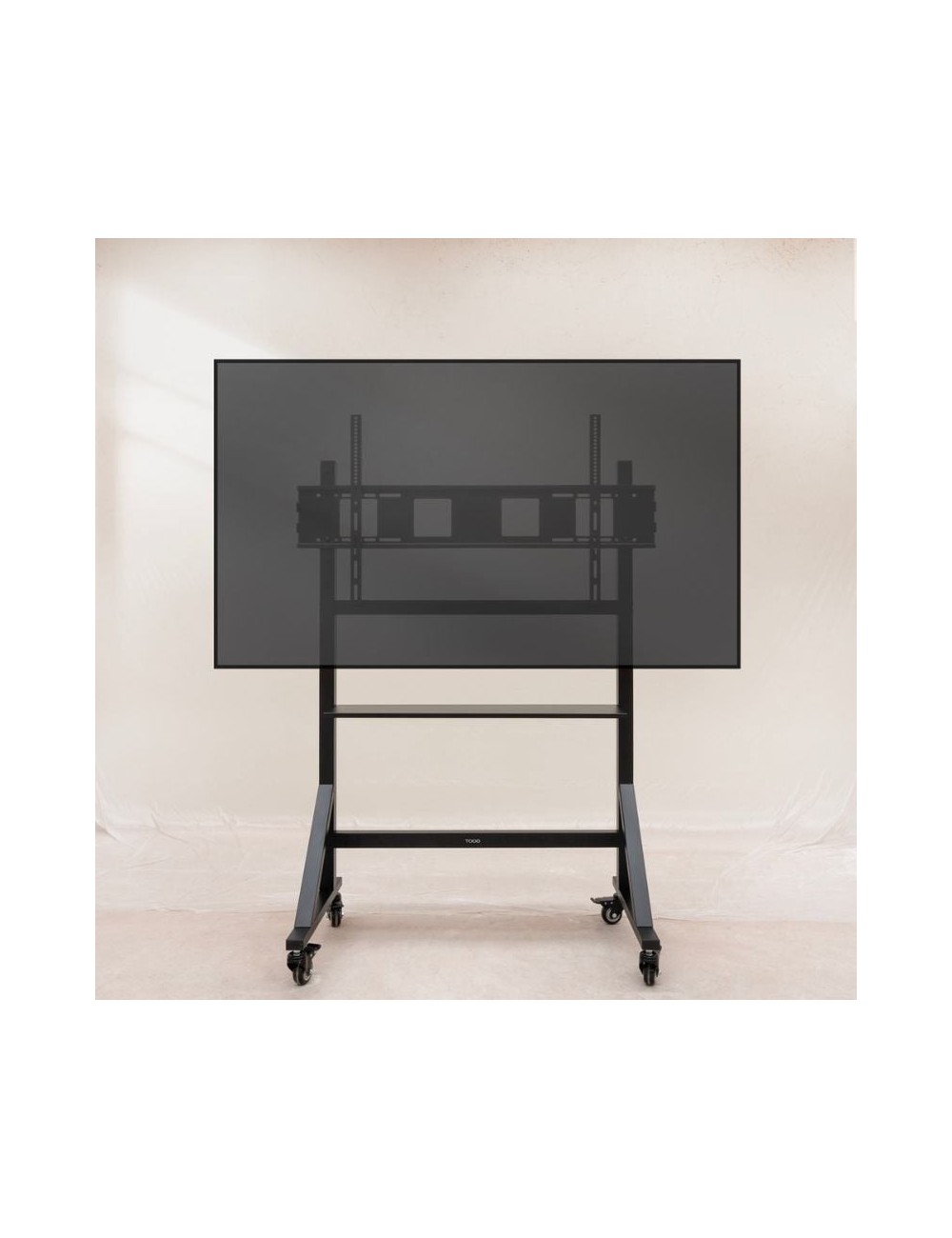 Soporte de Suelo Ajustable con Ruedas TooQ FS20105M-B para TV de 60-105'/ hasta 120kg