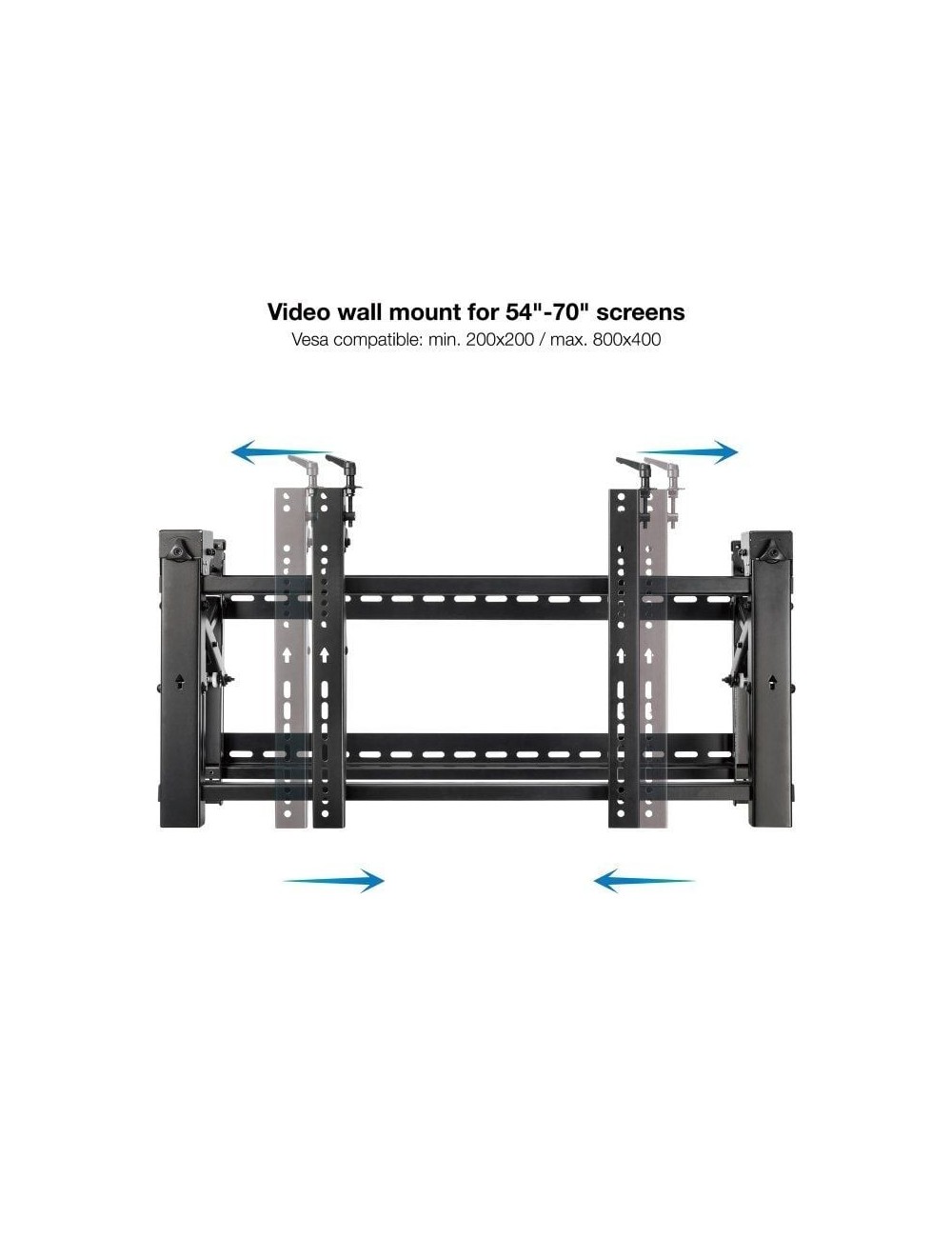Soporte de Pared para Videowall Inclinable Tooq TQVW5470T para TV de 54-70'/ hasta 70kg