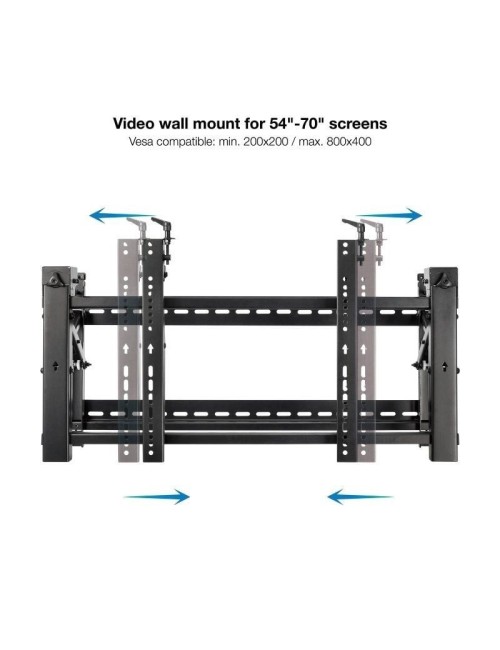 Soporte de Pared para Videowall Inclinable Tooq TQVW5470T para TV de 54-70'/ hasta 70kg