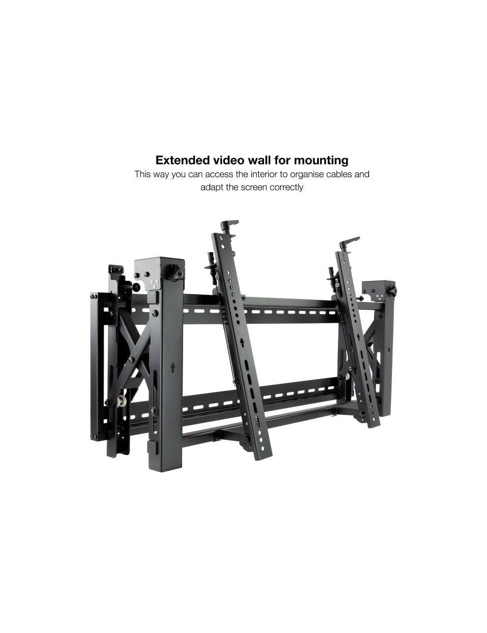 Soporte de Pared para Videowall Inclinable Tooq TQVW5470T para TV de 54-70'/ hasta 70kg