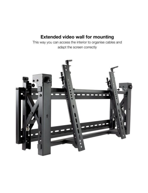 Soporte de Pared para Videowall Inclinable Tooq TQVW5470T para TV de 54-70'/ hasta 70kg