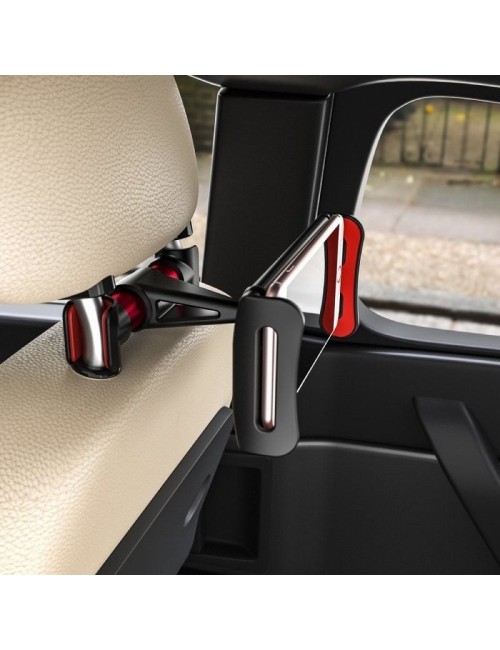 Soporte de Smartphone para Coche/Tablet Aisens MSC1P-105/ Negro y Rojo
