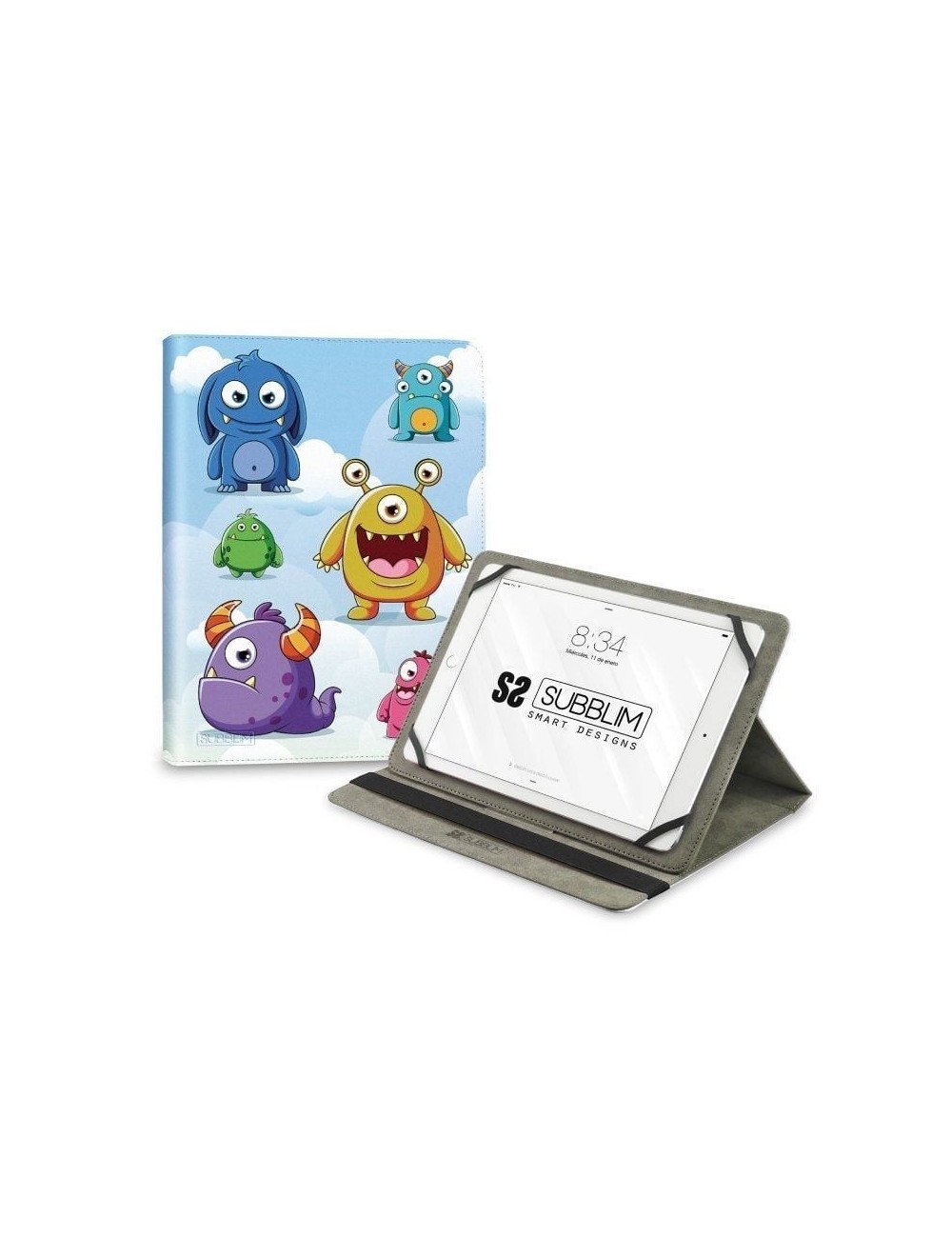 Funda Subblim Trendy Case Monsters para Tablets de 11'