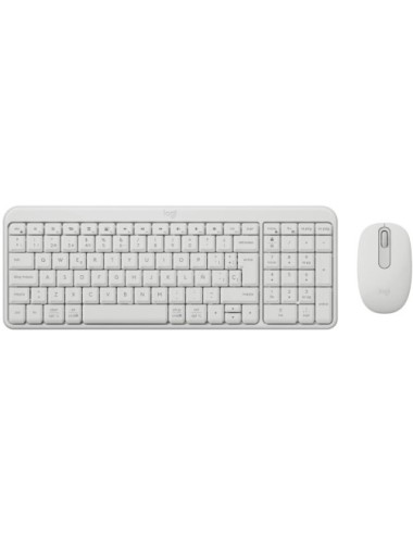 Teclado y Ratón Inalámbricos Logitech Wireless Combo MK250/ Blanco