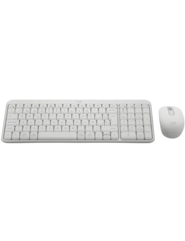 Teclado y Ratón Inalámbricos Logitech Wireless Combo MK250/ Blanco